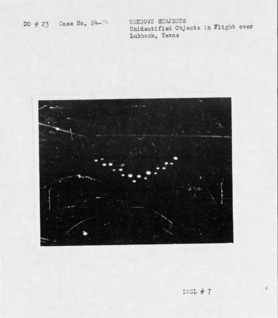 The Lubbock Lights — Lubbock, TX (1951)