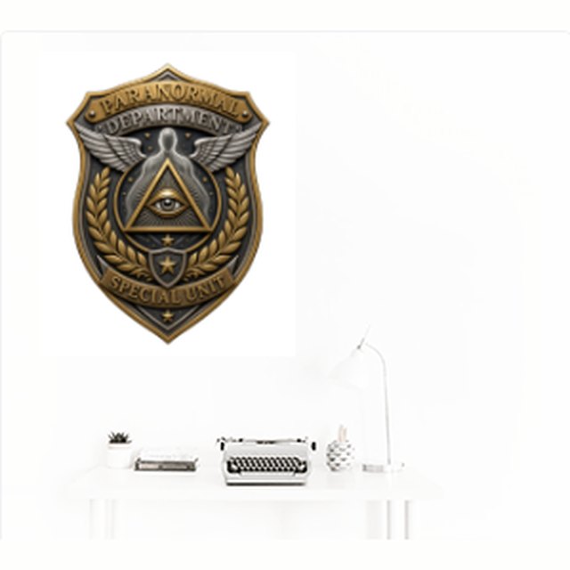Poster of the Paranormal Department badge